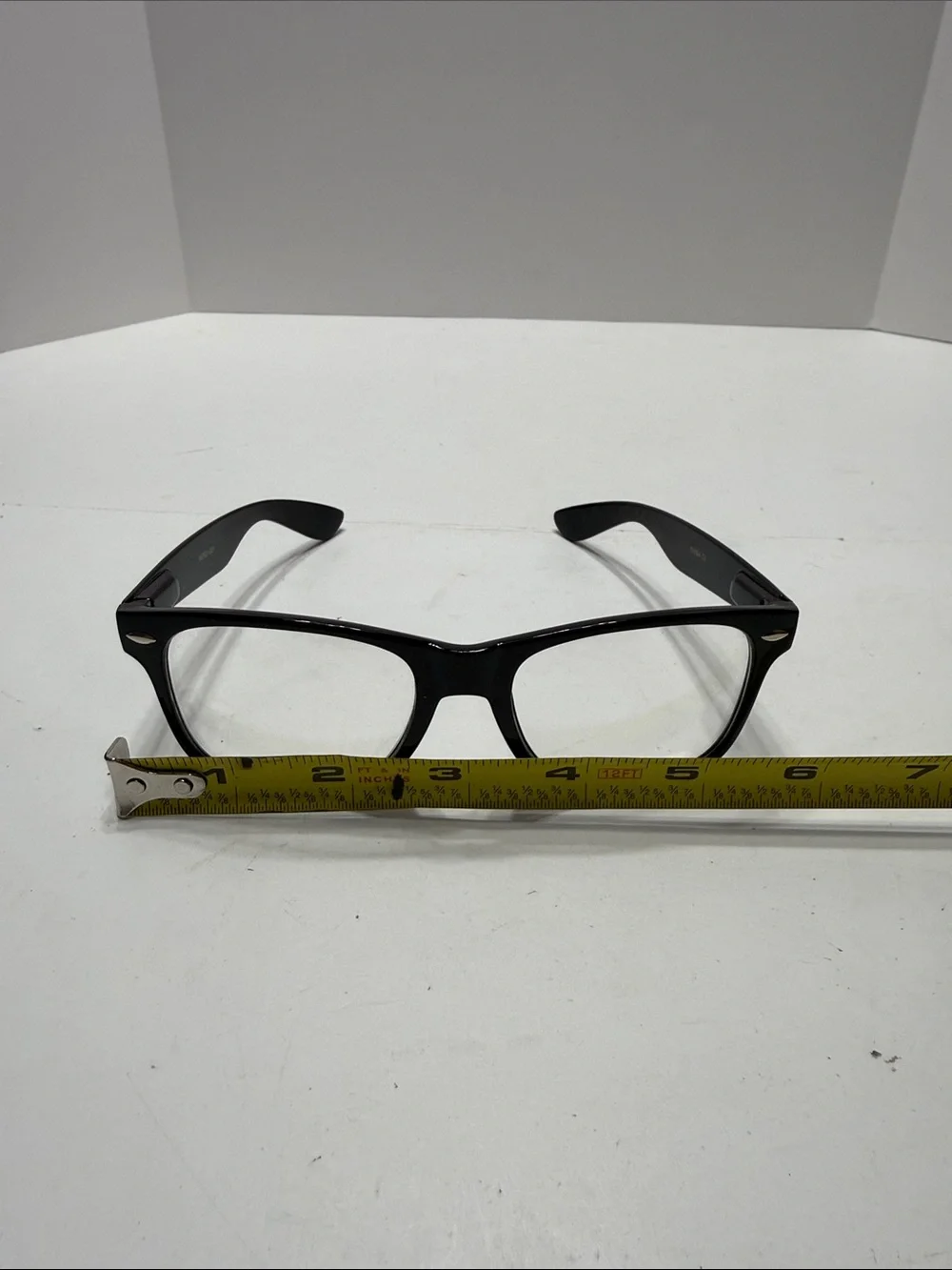 Brown Costume Wig with Black Glasses and Accessories